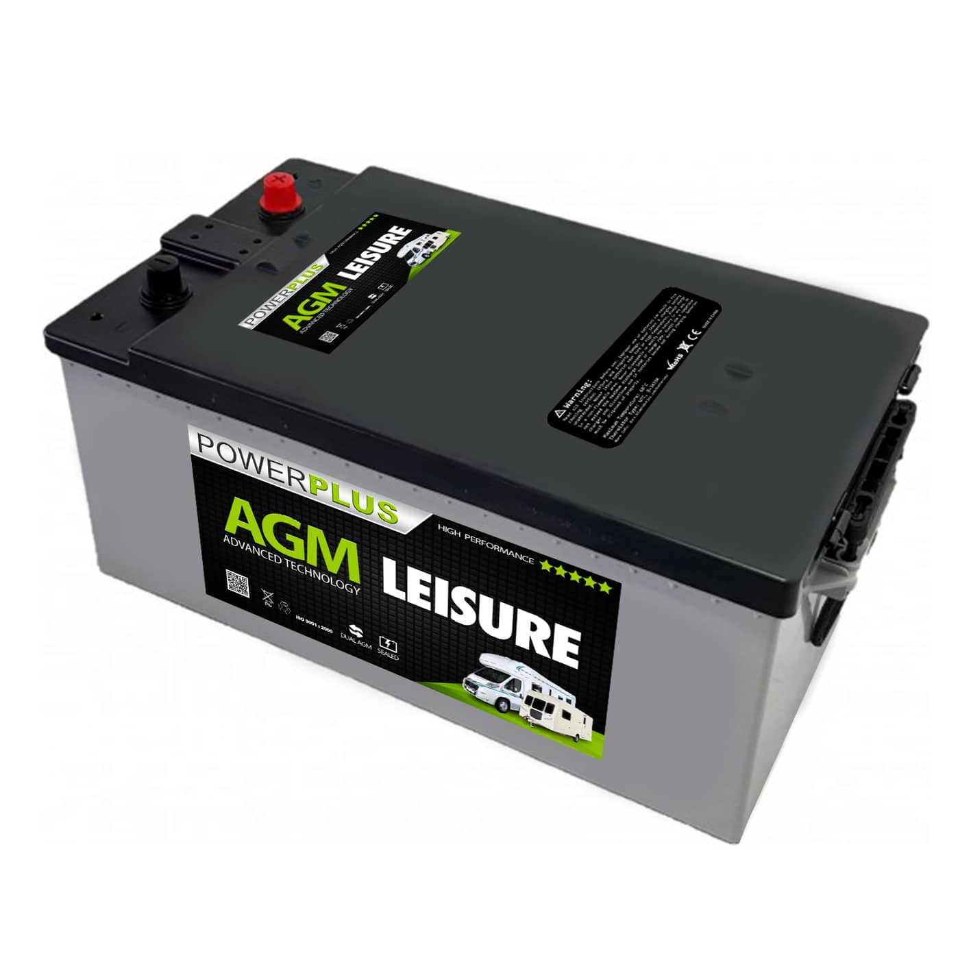 12v Power Plus AGM leisure battery 230Ah