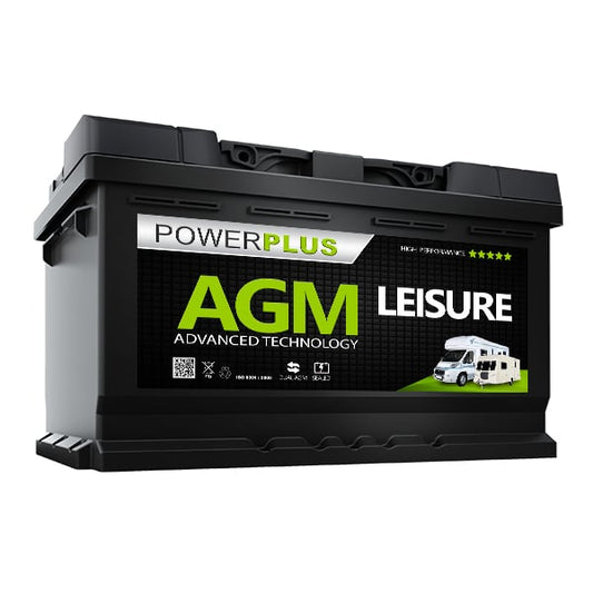 12v Power Plus AGM leisure battery 120Ah