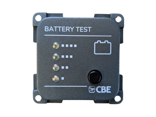 CBE dark grey battery test meter gauge