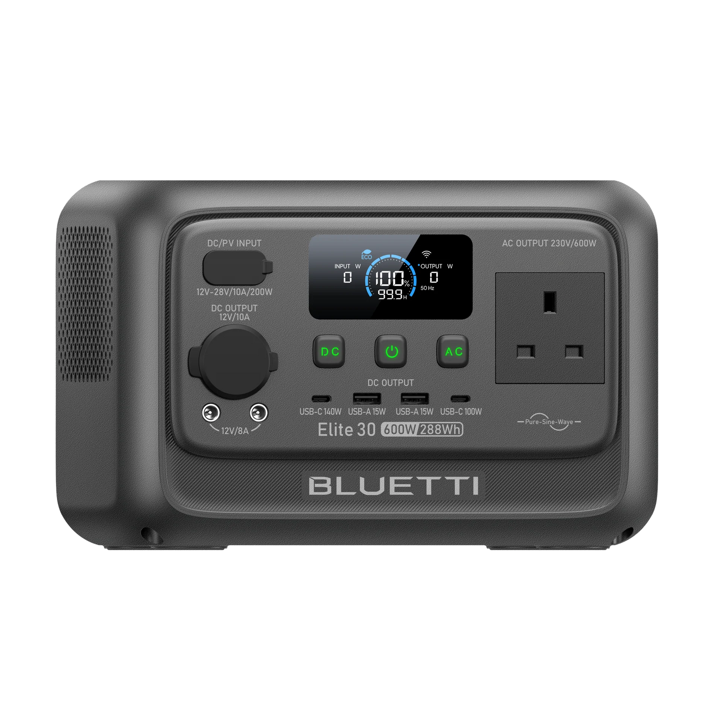 Bluetti Elite 30 V2 Portable Power Station 600W 288Wh – Product Image