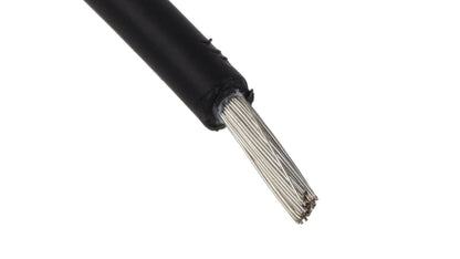 6mm PV tinned copper solar panel cable black (70Amp)