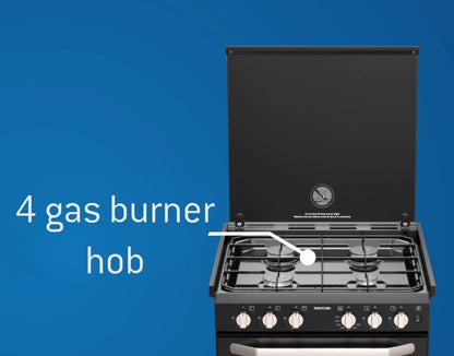 Thetford K1520 cooker 4 gas burners with 12V ignition