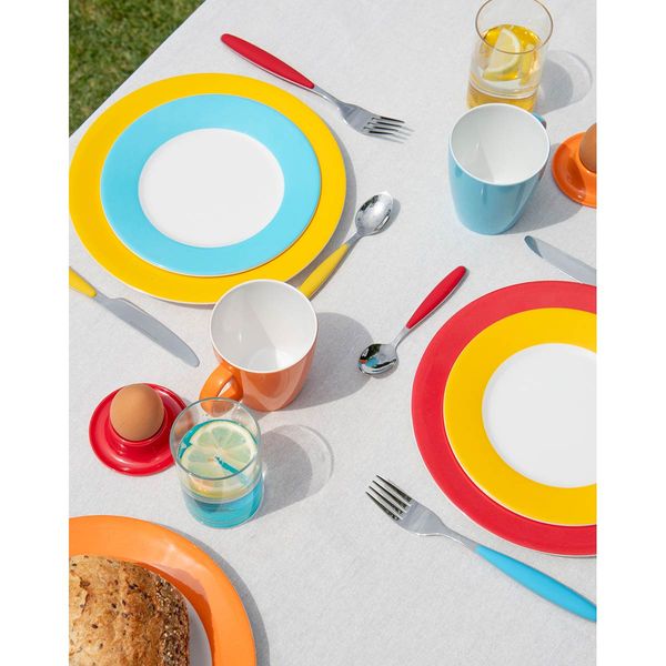 Rainbow 16 piece cutlery set