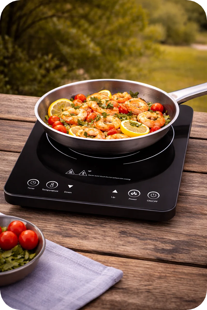 Quest single induction hob 300W to 1450W