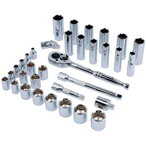 Laser Tools Socket Set 3 8 Drive 34 Piece – Product Image