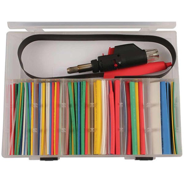 Laser Tools Torch With Heat Shrink Tubing Set 162 Piece – Product Image