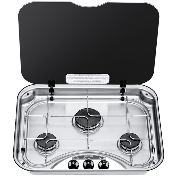 Thetford Series 345 rectangular hob with lid