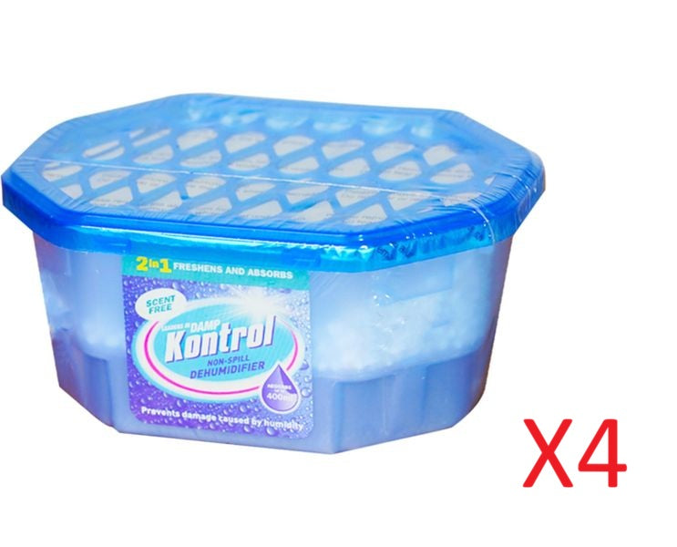 Kontrol non spill dehumidifier scent free (Pack of 4)