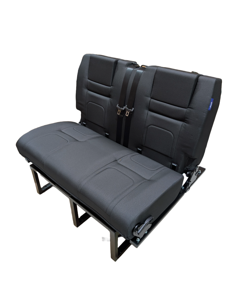 RIB 86cm bed/seat (Black Vinyl or Black Fabric)