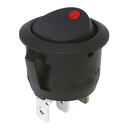 12v red illuminated rocker switch