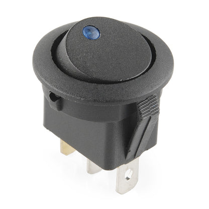 12v blue illuminated rocker switch