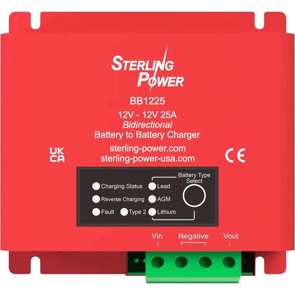 Sterling Power Saturn bi-directional DC-DC charger (12V / 25A)