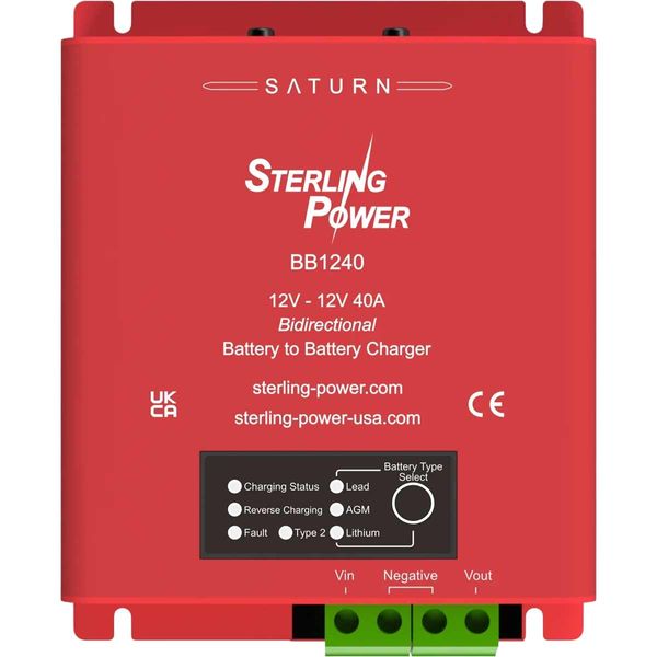 Sterling Power Saturn bi-directional DC-DC charger (12V / 40A)