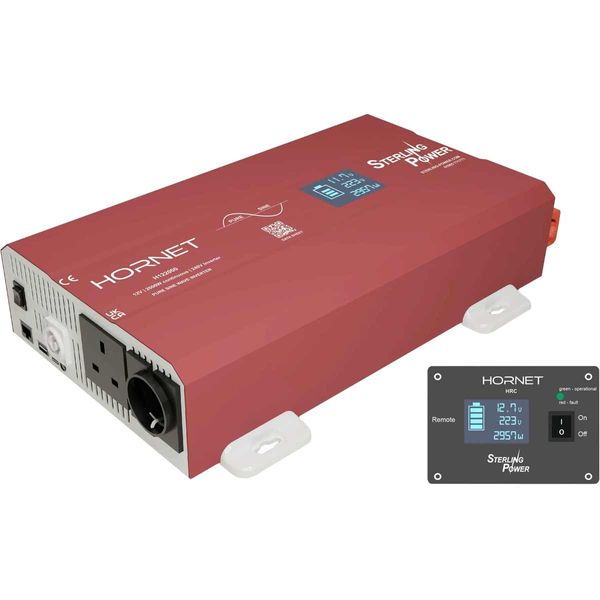 Sterling Hornet pure sine wave inverter with remote 12V 2000W