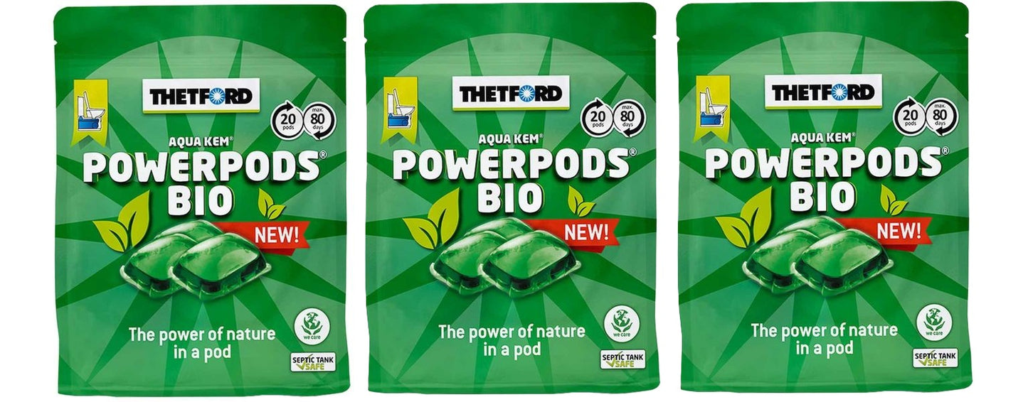Thetford Aqua Kem PowerPods bio Megapack (60 Pods)