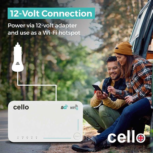 Cello 5G WiFi travel router