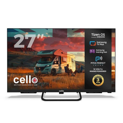 Cello 27'' 12/230V Smart Traveller TV Perfect Pitch