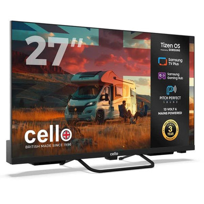 Cello 27'' 12/230V Smart Traveller TV Perfect Pitch