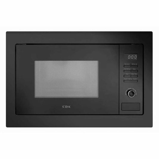 CDA integrated microwave oven 25L 5 power levels (Black)