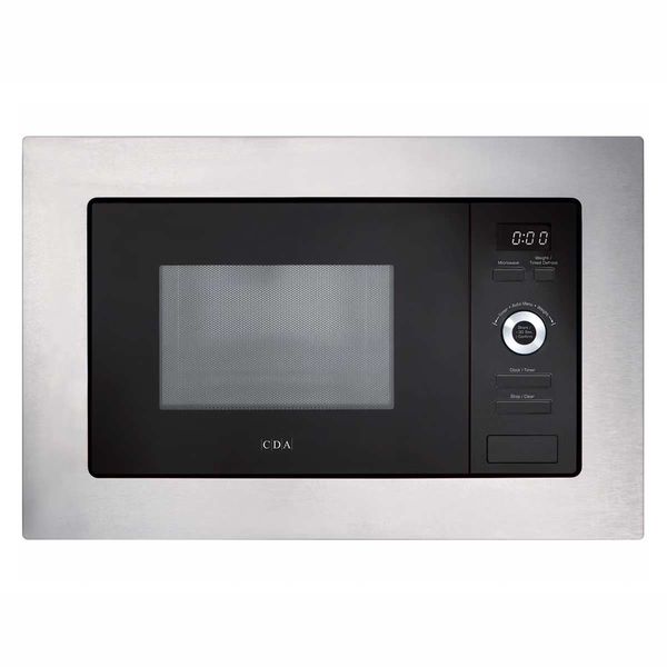 CDA integrated microwave oven 25L 5 power levels