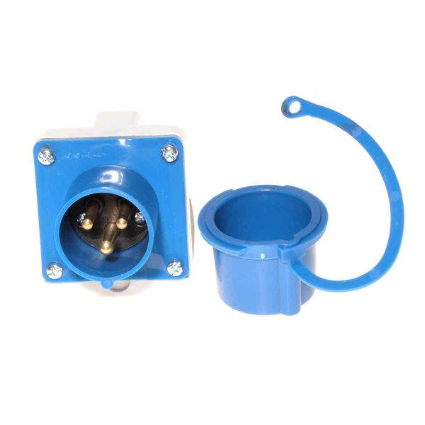 230V 16A angled mains inlet socket