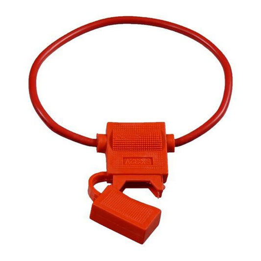 Inline blade type fuse holder