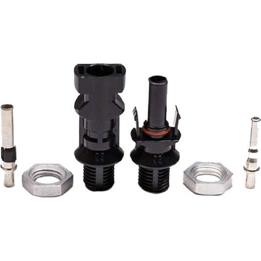 MC4 male/female bulkhead connectors for solar panels