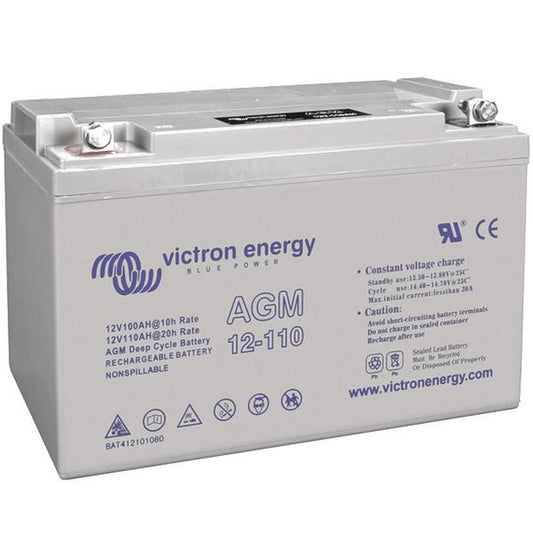 Victron Energy 12v 110Ah AGM leisure battery
