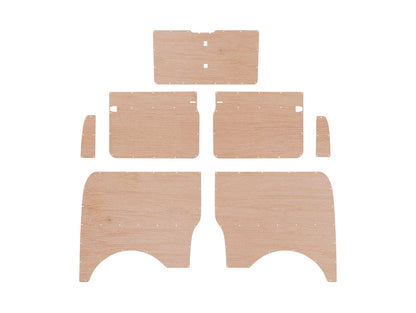 VW Transporter T5 & T6 LWB 3.6mm plywood lining kit Tailgate version (collection only)