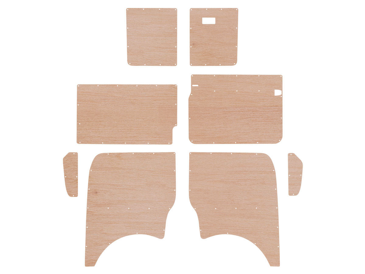 VW Transporter T5 & T6 SWB 3.6mm plywood lining kit Barndoor version (collection only)