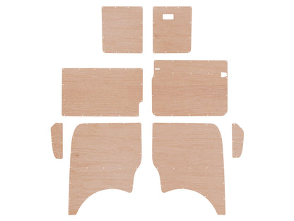 VW Transporter T5 & T6 SWB 3.6mm plywood lining kit Barndoor version (collection only)