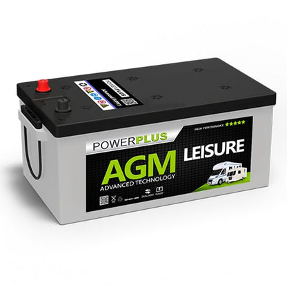 12v Power Plus AGM leisure battery 230Ah