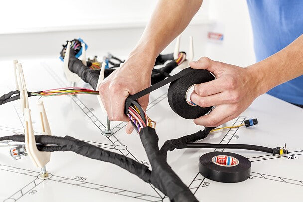 Tesa wiring harness loom tape 19mm wide, 15m roll