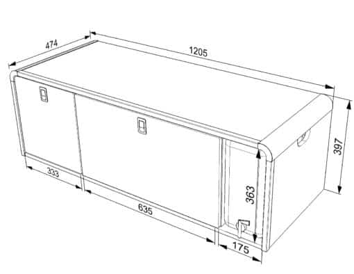 Pod 03 (fits T5/T6 with RIB bed) fully assembled, collection only