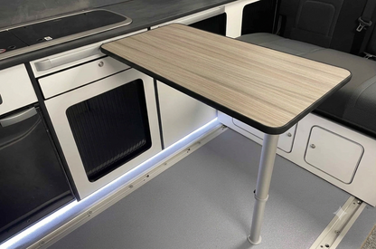 Table top 800x400mm kit with leg and rail