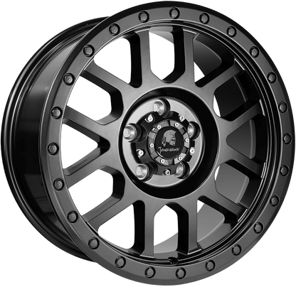 VW T5 / T6 Tomahawk Kato swamper 8.0x17  tyre and wheel package (Satin Black)