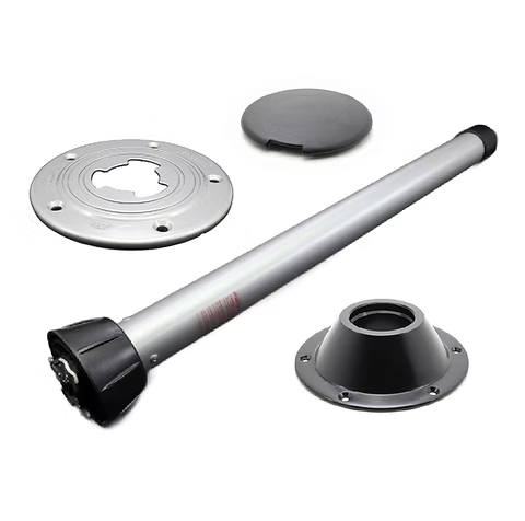 27 Sequoia Table Leg Set Silver – Product Image