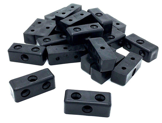 Black furniture modesty blocks (pack of 50)