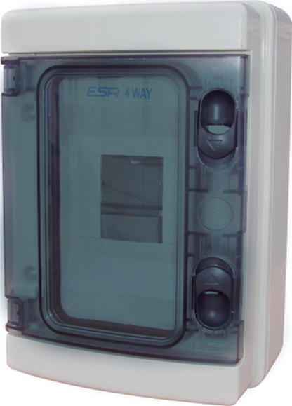 Consumer unit with RCD25A , 2X 10A MCB