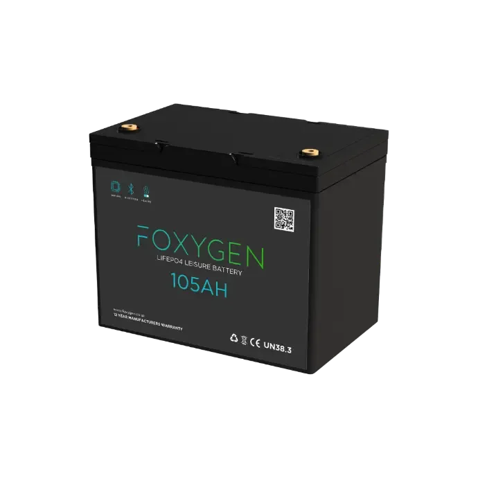 Foxygen 105Ah lithium battery with Bluetooth & heating