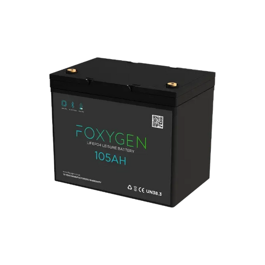 Foxygen 105Ah lithium battery with Bluetooth & heating