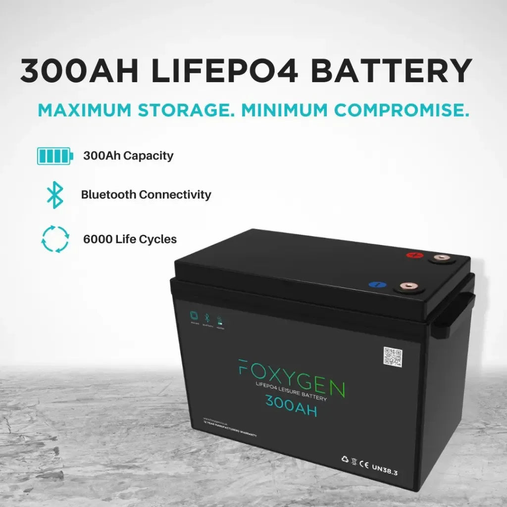 Foxygen 300Ah lithium battery with Bluetooth & heating