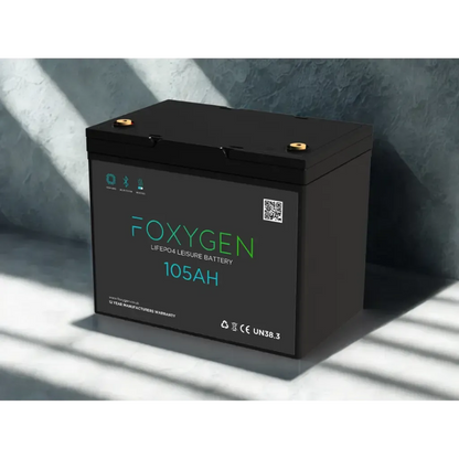 Foxygen 105Ah lithium battery with Bluetooth & heating