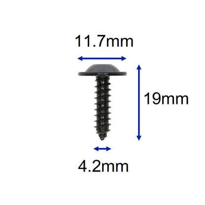 VW interior & exterior trim panel screws
