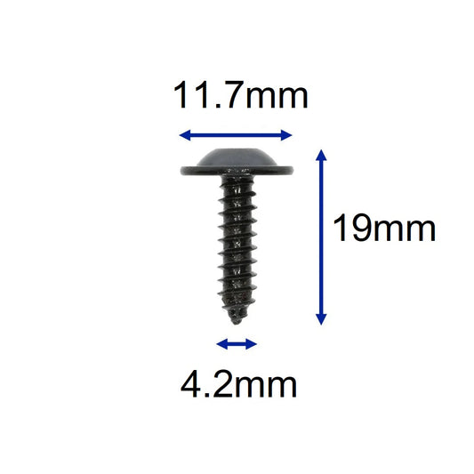 VW interior & exterior trim panel screws
