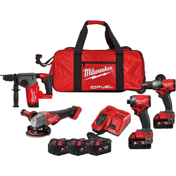 Milwaukee M18ONEPP4A3-503B FUEL one-key power pack (4 piece)