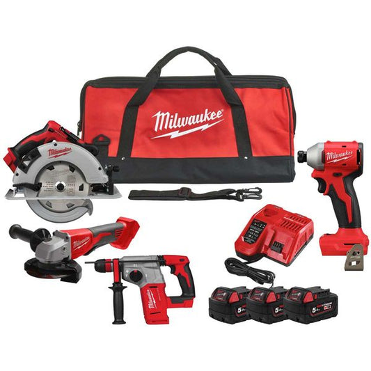 Milwaukee M18 BLPP4A2-503B brushless power pack (4 piece)