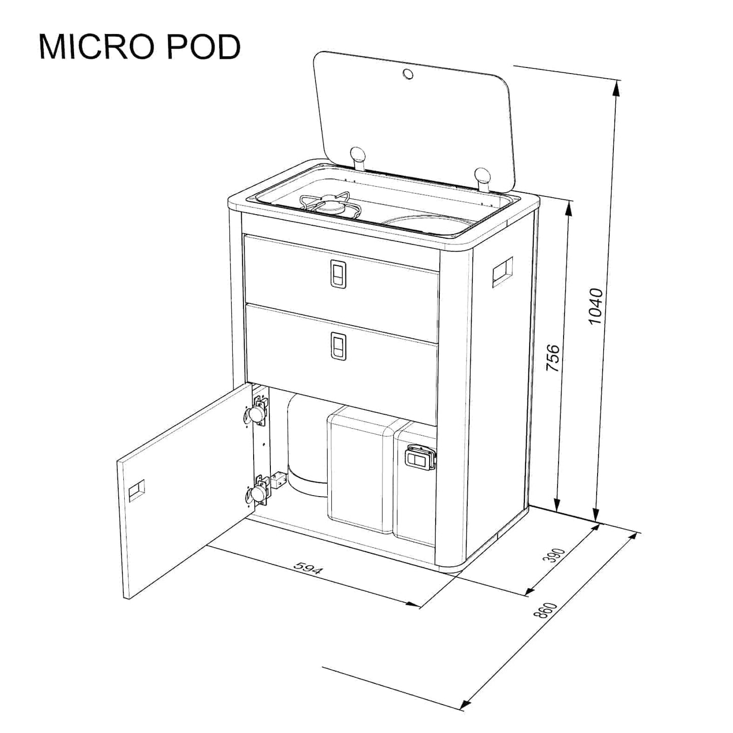 Pod 07 fully assembled, collection only