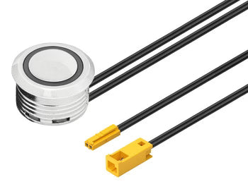 12v dimmable 65mm LED spotlight Silver Hafele Warm white 3000k (Pack of 6)