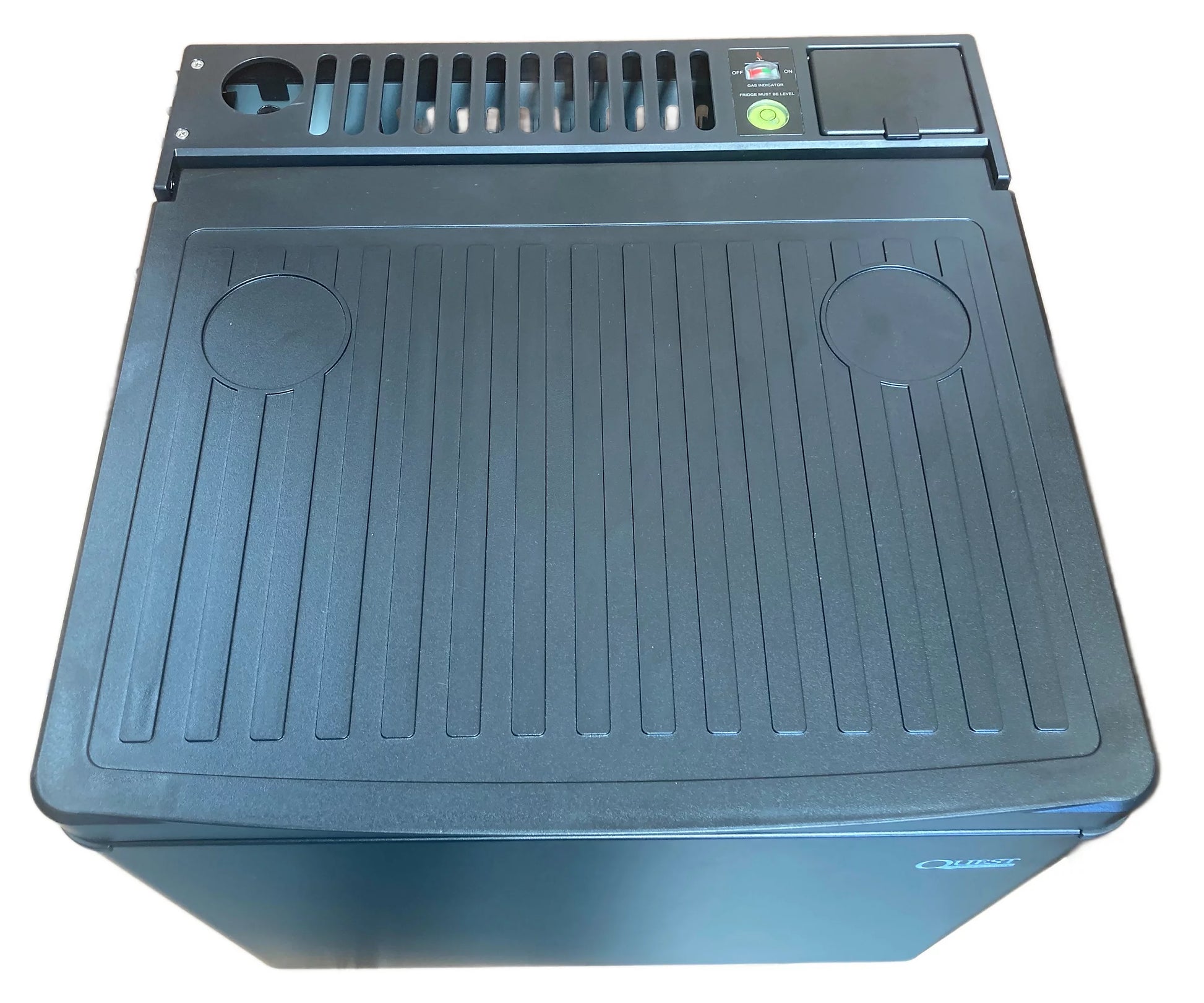 Quest Nuuk 3 way camping fridge gas, 12V + mains 230/240V